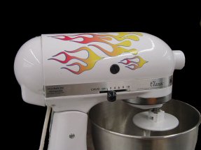 Flaming Stand Mixer